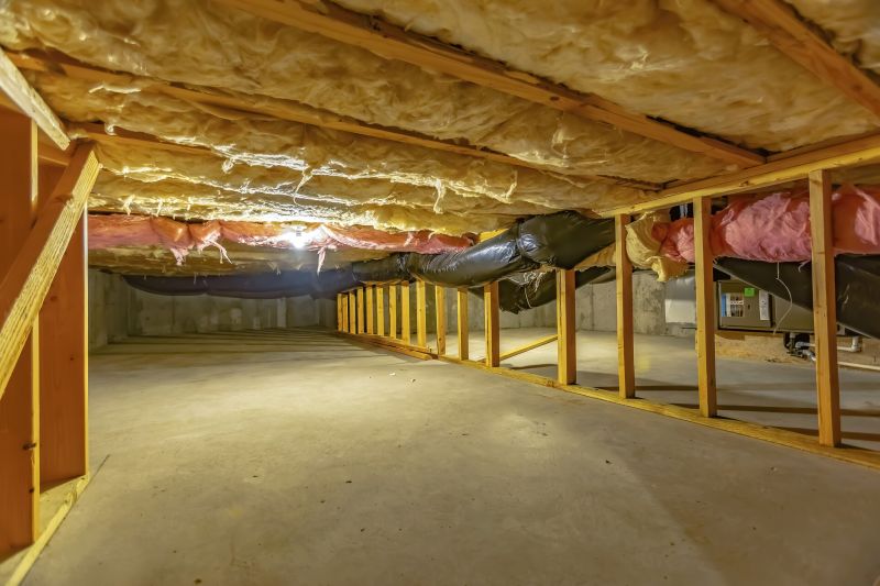 Sealed Crawlspace with Vapor Barrier